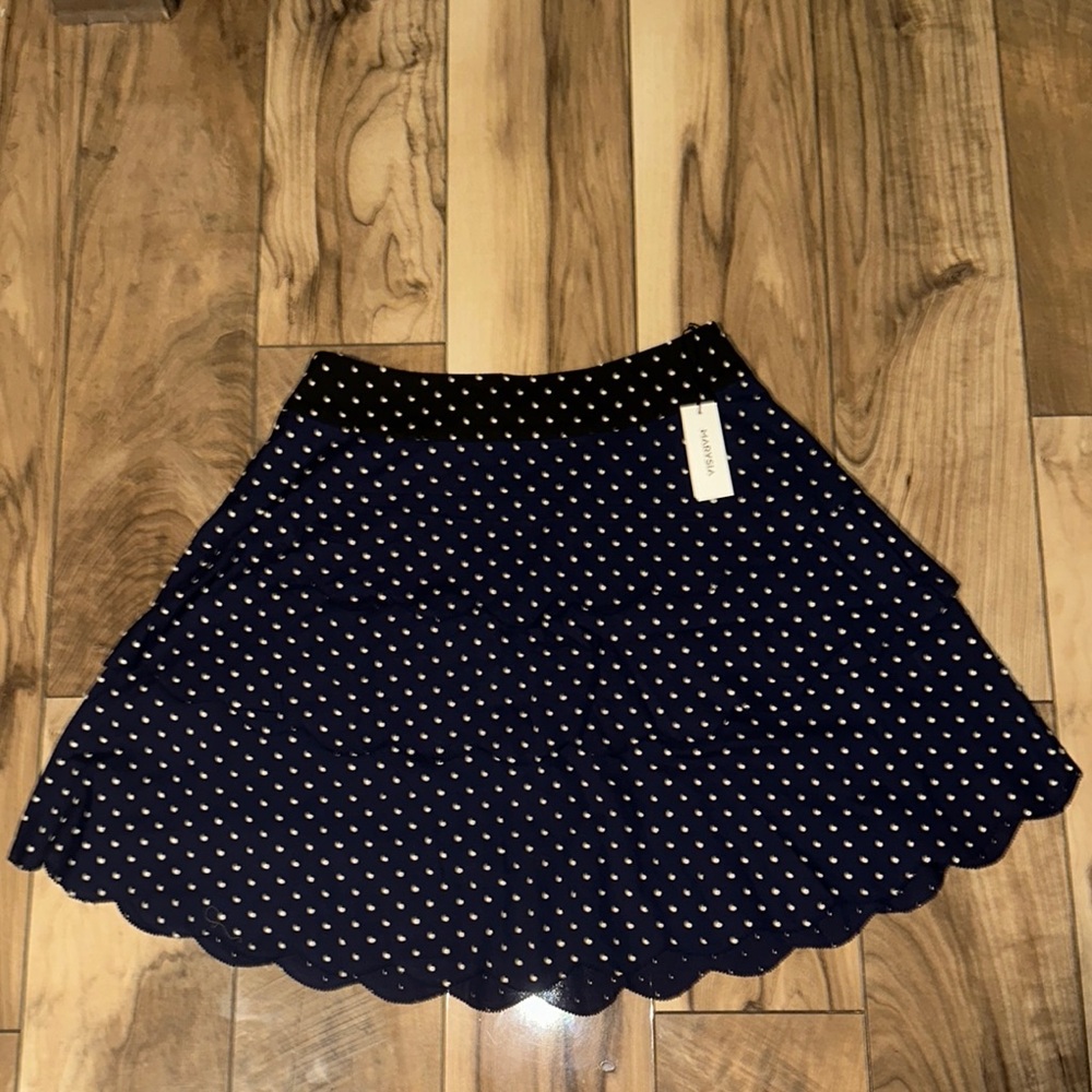 Marysia Swim Blue Skater Mini Skirt for Casual Occasions